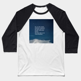 Finest, loveliest, tenderest and most beautiful - Fitzgerald in the night sky Baseball T-Shirt